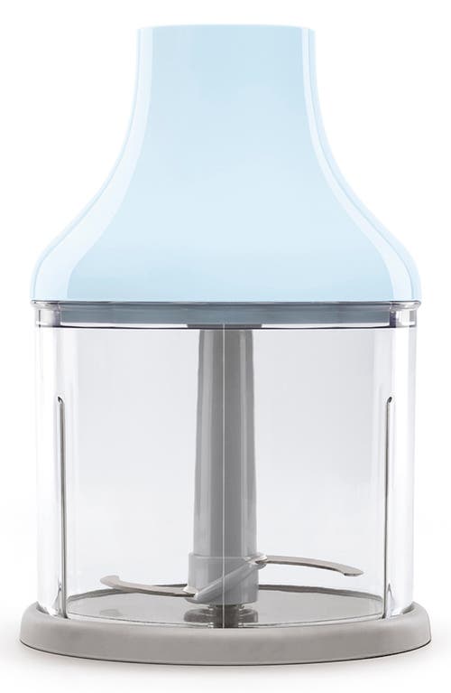 Smeg Retro Style Hand Blender Set In Pastel Blue