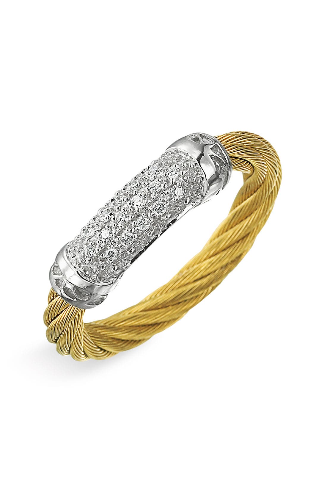 small diamond stacking ring