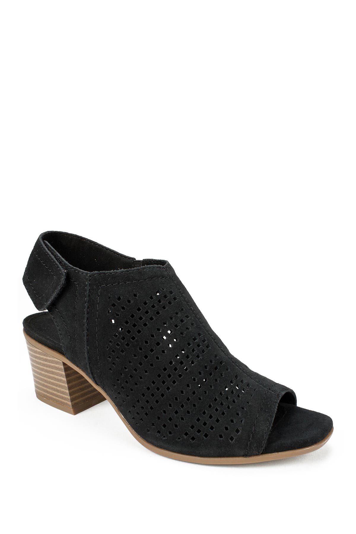 white mountain peep toe booties