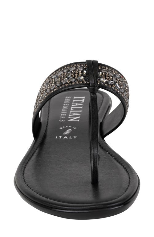 Italian Shoemakers Udella Flip Flop In Black