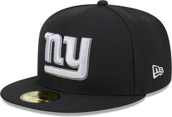 New York Giants Hat Cap Fitted Adult Medium Gray Blue NFL Football New Era  Mens