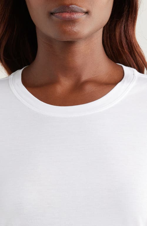 Lunya Organic Pima Cotton Lounge T-shirt In Sincere White