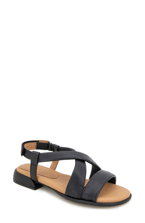 Shop Gentle Souls By Kenneth Cole Gentle Souls Heather Slingback Sandal In Black Leather