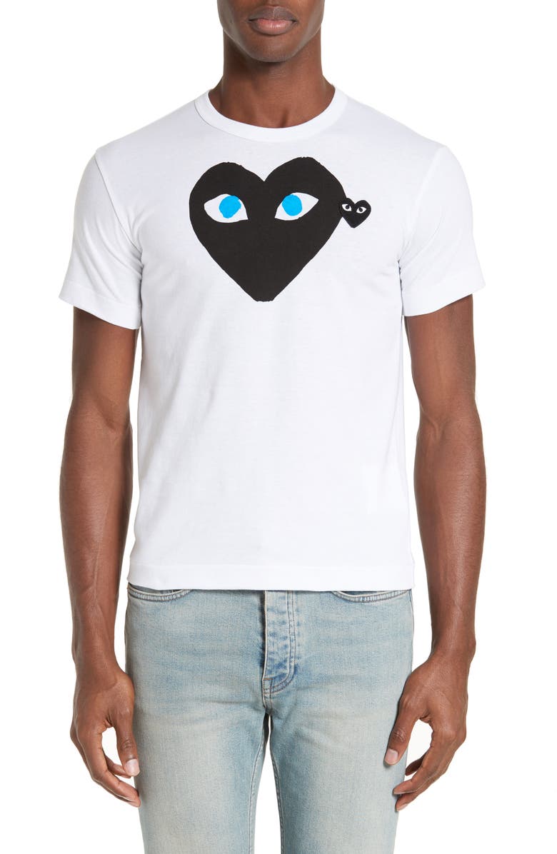 Comme des Garçons PLAY Heart Appliqué Slim Fit Graphic T-Shirt | Nordstrom