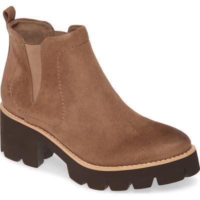 Bc Footwear Fight For Your Right Vegan Leather Bootie, Brown