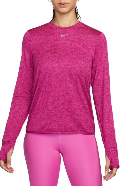 Nike Dri-fit Swift Element Uv Running Top In Pink