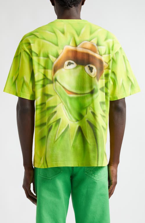 Stockholm Surfboard Club Airbrush Graphic T-shirt In Kermit