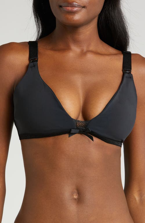 Marion Maternity/Nursing Bralette Black at Nordstrom,