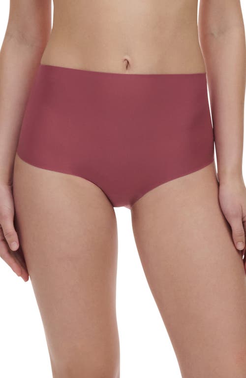 Shop Chantelle Lingerie Soft Stretch High Waist Briefs In Sepia