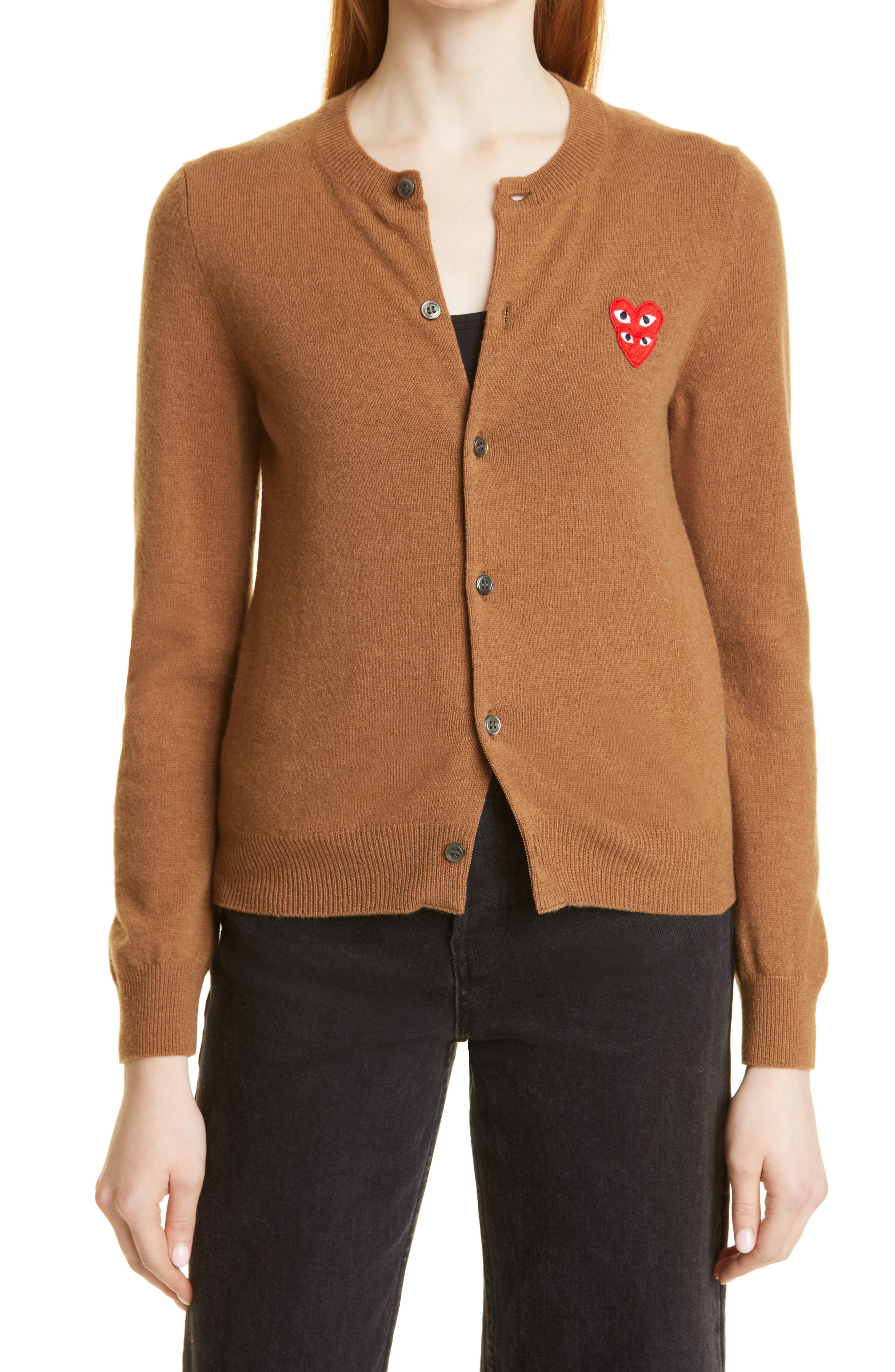 comme de garcon cardigan