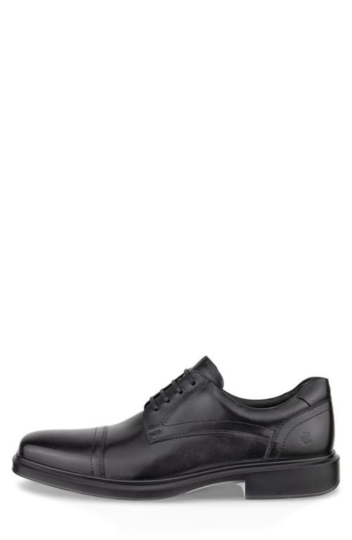 Shop Ecco Helsinki 2.0 Cap Toe Derby In Black