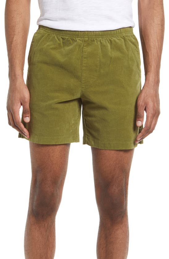 Goodlife Stretch Corduroy Shorts In Cedar