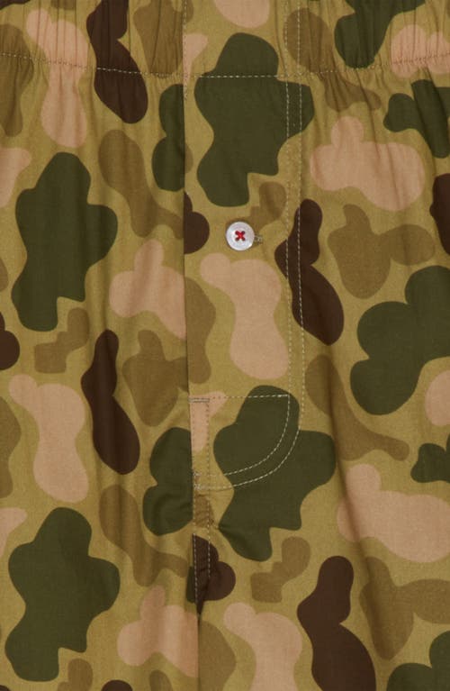 DRUTHERS NYC DRUTHERS NYC ORGANIC COTTON DUCK CAMO BOXER SHORT