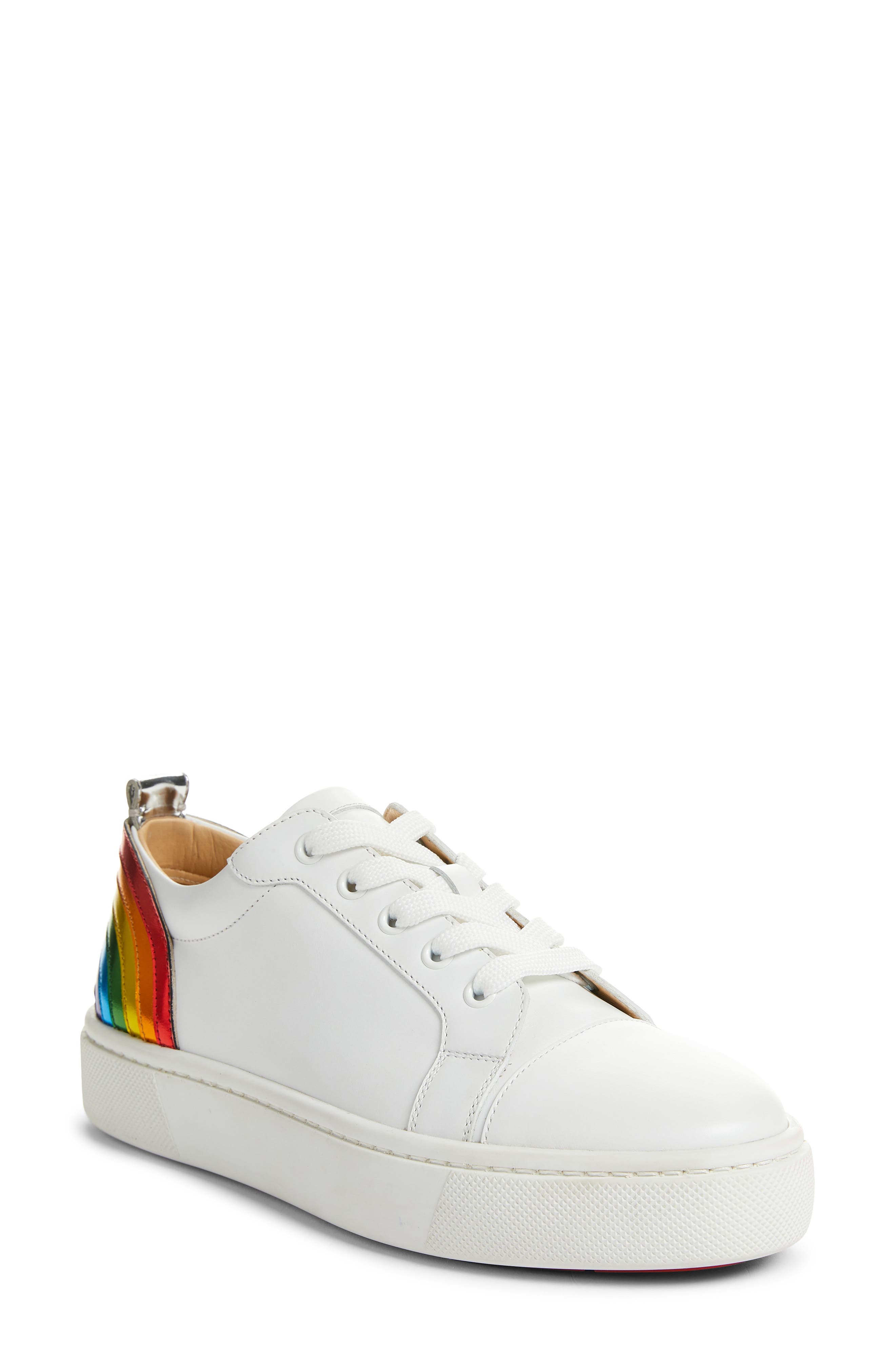 rainbow louboutin sneakers