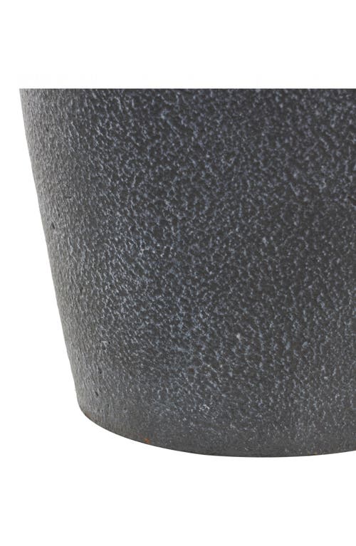 Ginger Birch Studio Terracotta Ceramic Vase In Black
