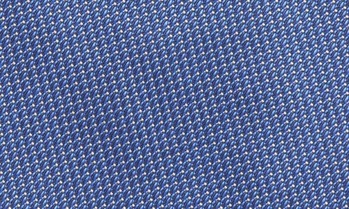 Ralph Lauren Purple Label Bond St. Silk Jacquard Tie In Navy/blue