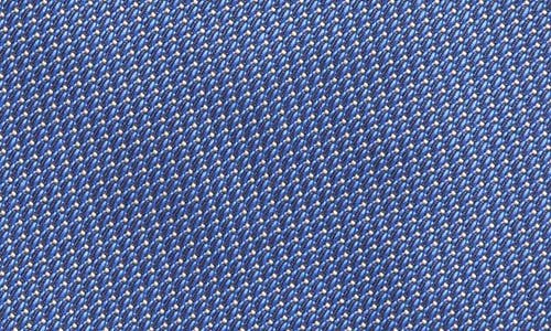 Shop Ralph Lauren Purple Label Bond St. Silk Jacquard Tie In Navy/blue