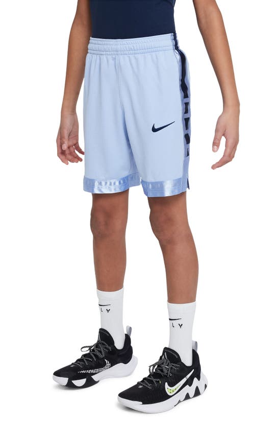 Nike Dri-fit Elite Big Kids' (boys') Basketball Shorts In Blue