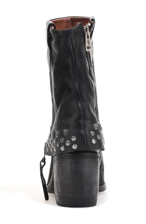 As98 A.s.98 Rayne Foldover Shaft Boot In Black