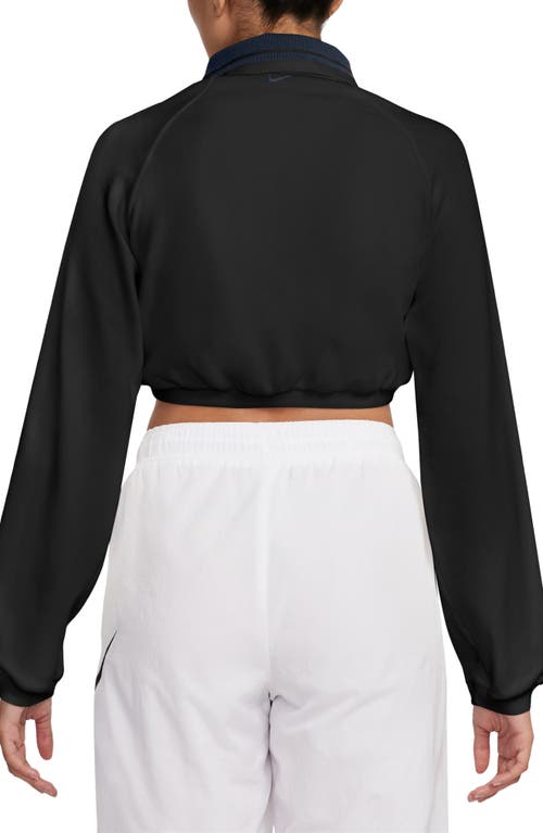 NIKE NIKE SPORTSWEAR COLLECTION LONG SLEEVE CROP POLO 