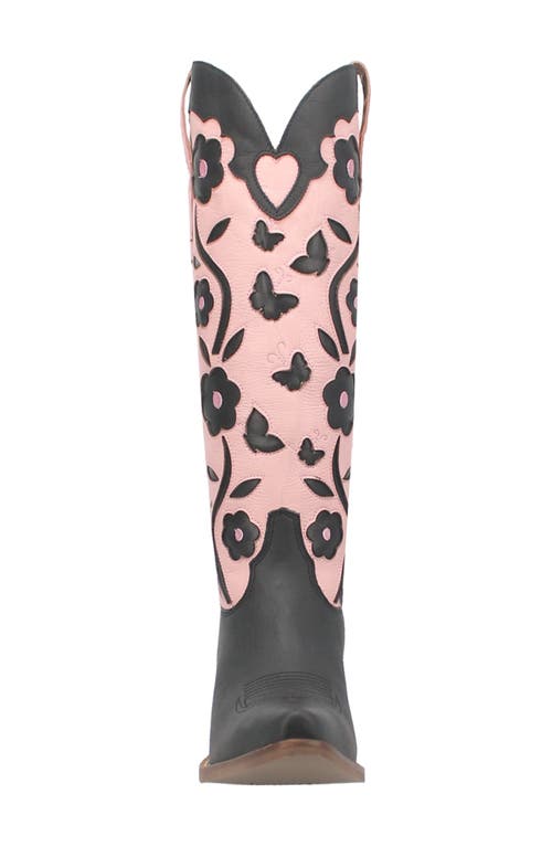 Shop Dingo Goodness Gracious Western Boot In Black/pink