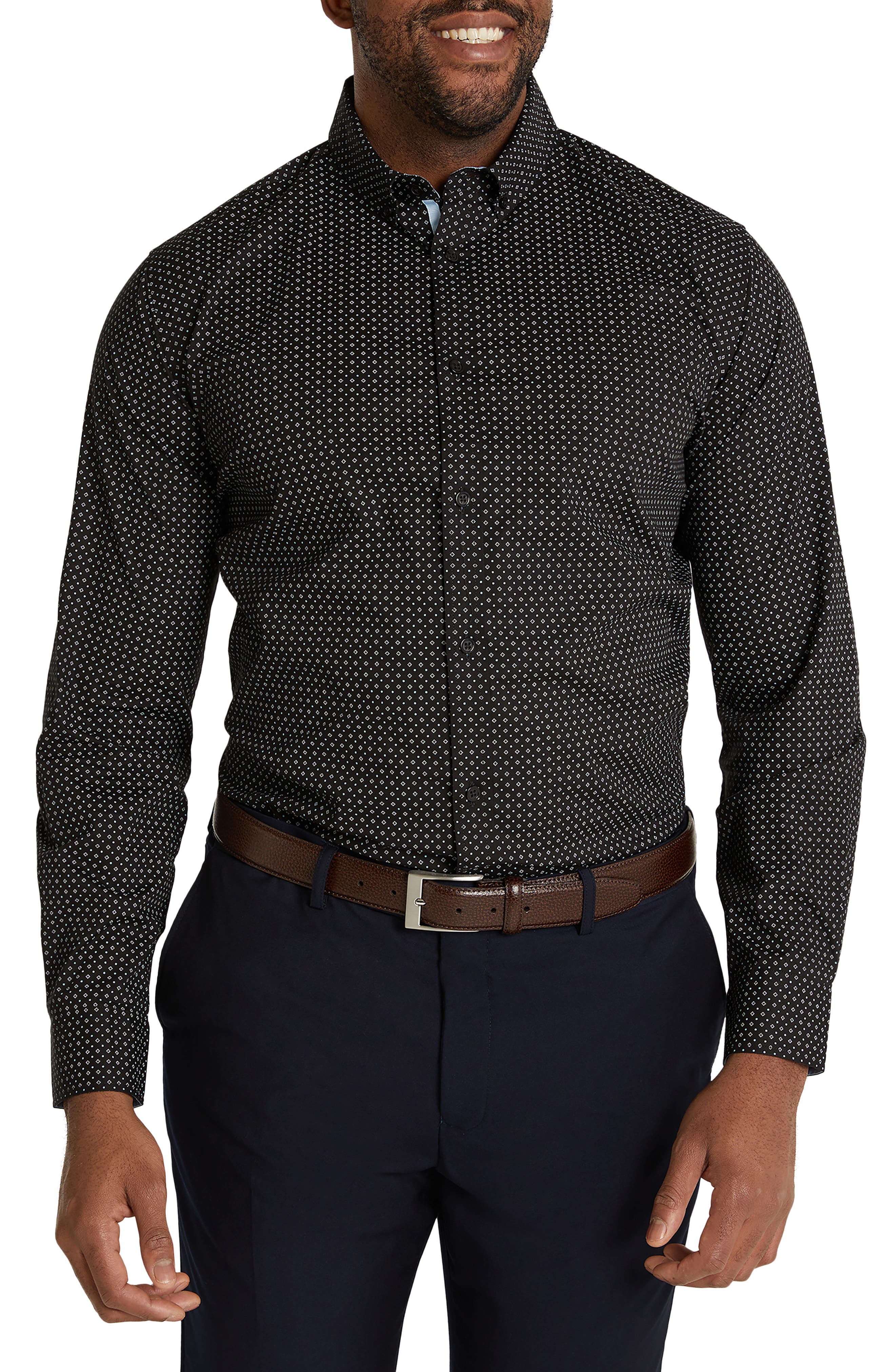 black shirt pattern
