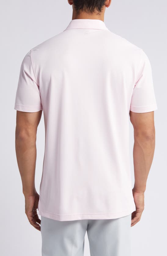 Shop Peter Millar Crown Crafted Soul Performance Mesh Polo In Misty Rose