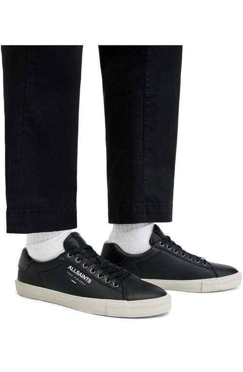 Shop Allsaints Underground Low Top Sneaker In Black