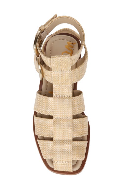 Sam Edelman Dawn Sandal In Bleached Beechwood