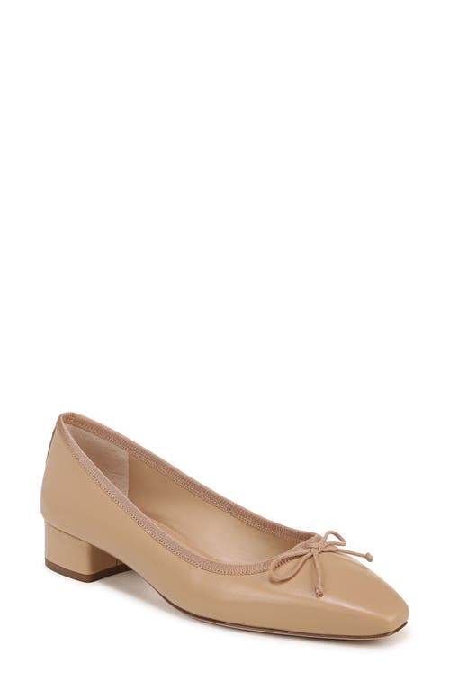 Shop Veronica Beard Cecile Square Toe Pump In Bisque