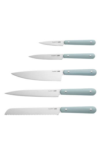 Berghoff Leo 5-piece Complete Knife Set In Slate