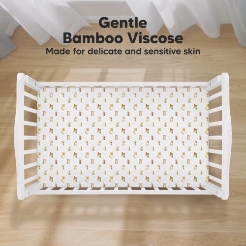 Keababies Isla Fitted Crib Sheets In Construction