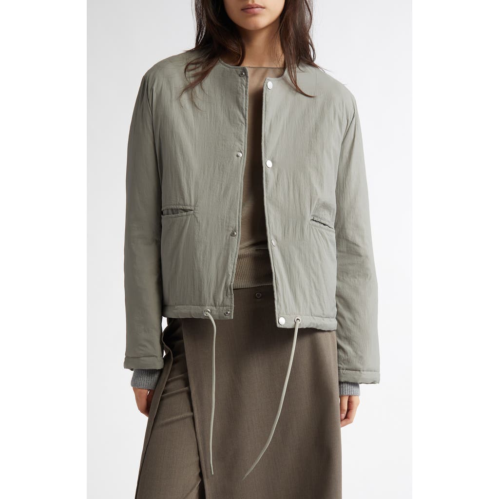 Paloma Wool Khaki Ebner Reversible Down Jacket In Ecru