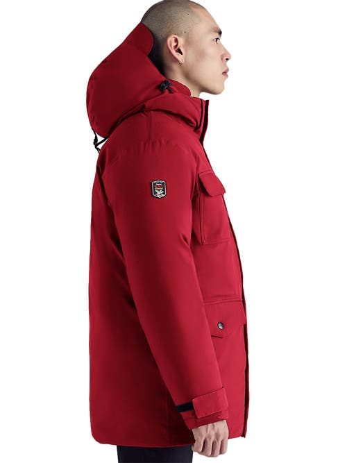 Triple F.a.t. Goose Down Parka In Red