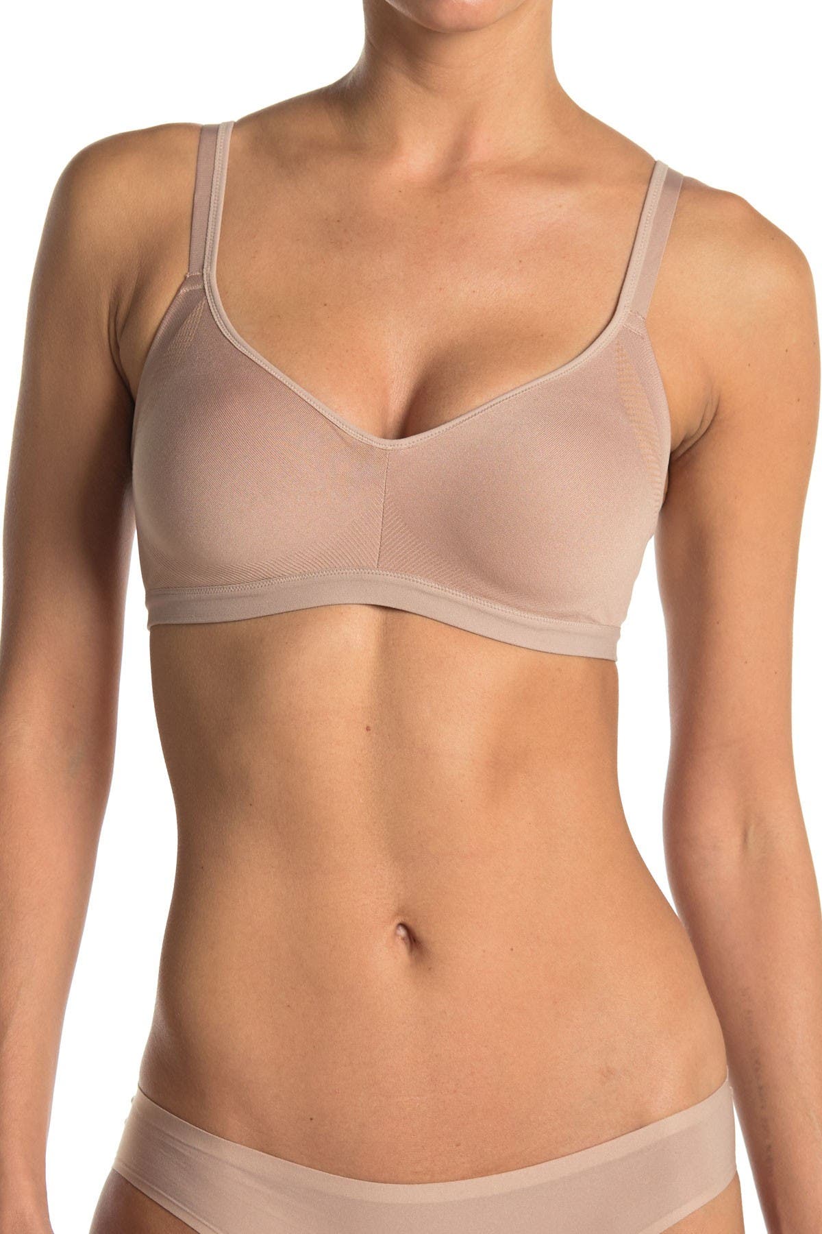 Warner's Easy Does It No Bulge Bralette Rm3911a In Grey Heather