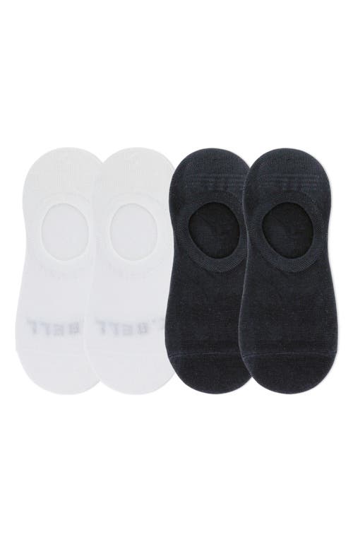 4-Pack Low-Cut Sock Liners in White