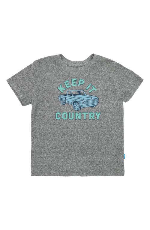 Feather 4 Arrow Kids' Keep It Country Cotton Graphic Tee in Heather Grey