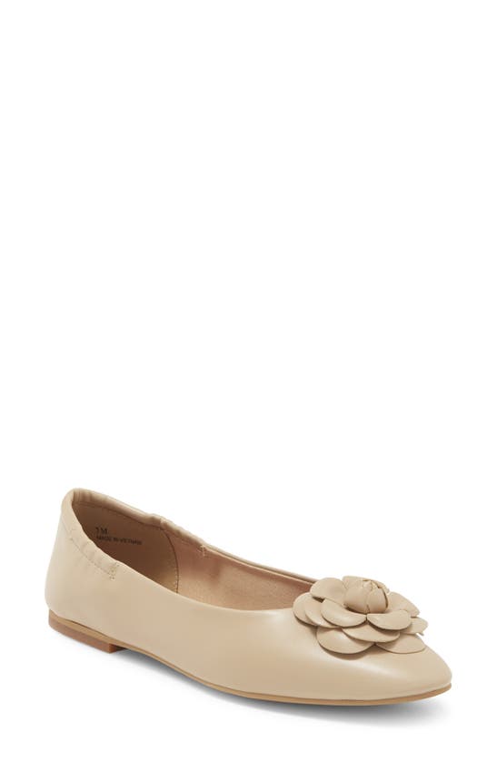 Linea Paolo Nola Floral Ballet Flat In Nude
