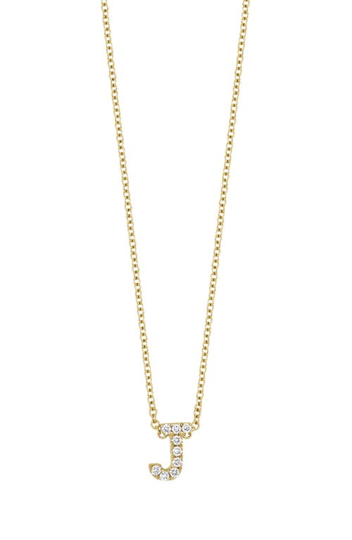 BONY LEVY BONY LEVY 18K GOLD PAVÉ DIAMOND INITIAL PENDANT NECKLACE 