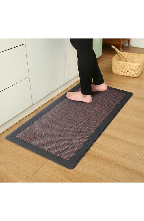 J&v Textiles J And V Textiles J & V Textiles Oversized Anti-fatique Mat In Burgundy