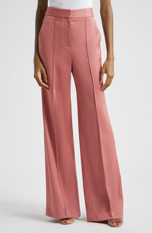 Veronica Beard Edia Wide Leg Pants Rose at Nordstrom,