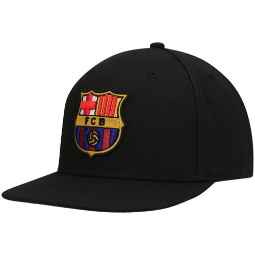 Men's Fi Collection Navy Barcelona Dawn Snapback Hat in Black