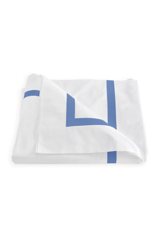 Matouk Lowell Duvet Cover in Azure at Nordstrom