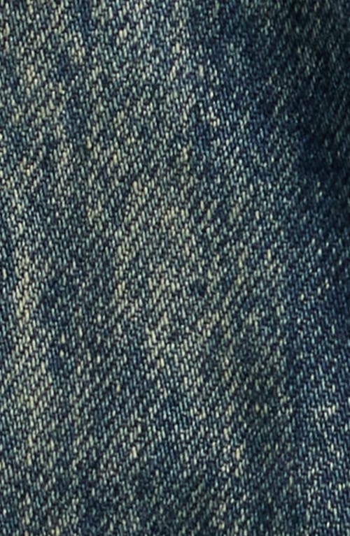 Elwood Garage Denim Trucker Jacket In Nine To Five
