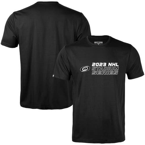 Youth Levelwear Black Carolina Hurricanes 2023 NHL Stadium Series Richmond Core T-Shirt