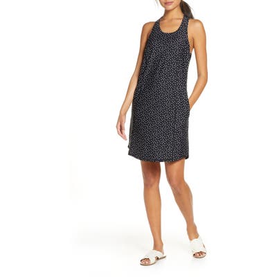 Tommy Bahama Islandactive Dot Racerback Cover-Up Dress, Black