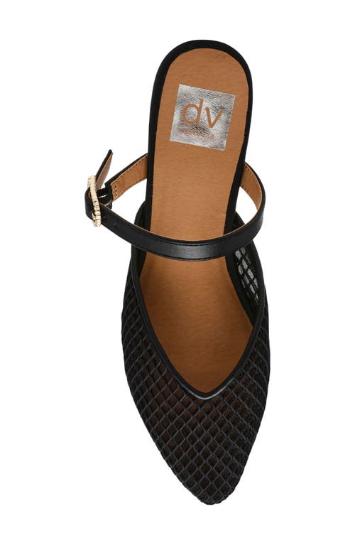 Dolce Vita Dv By  Domain Fishnet Mule In Black Mesh