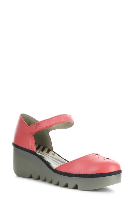 Fly London Biso Wedge Pump In 011 Raspberry Ceralin