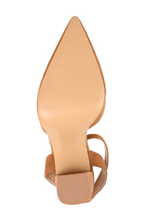 Shop Journee Collection Tyra Pump In Tan