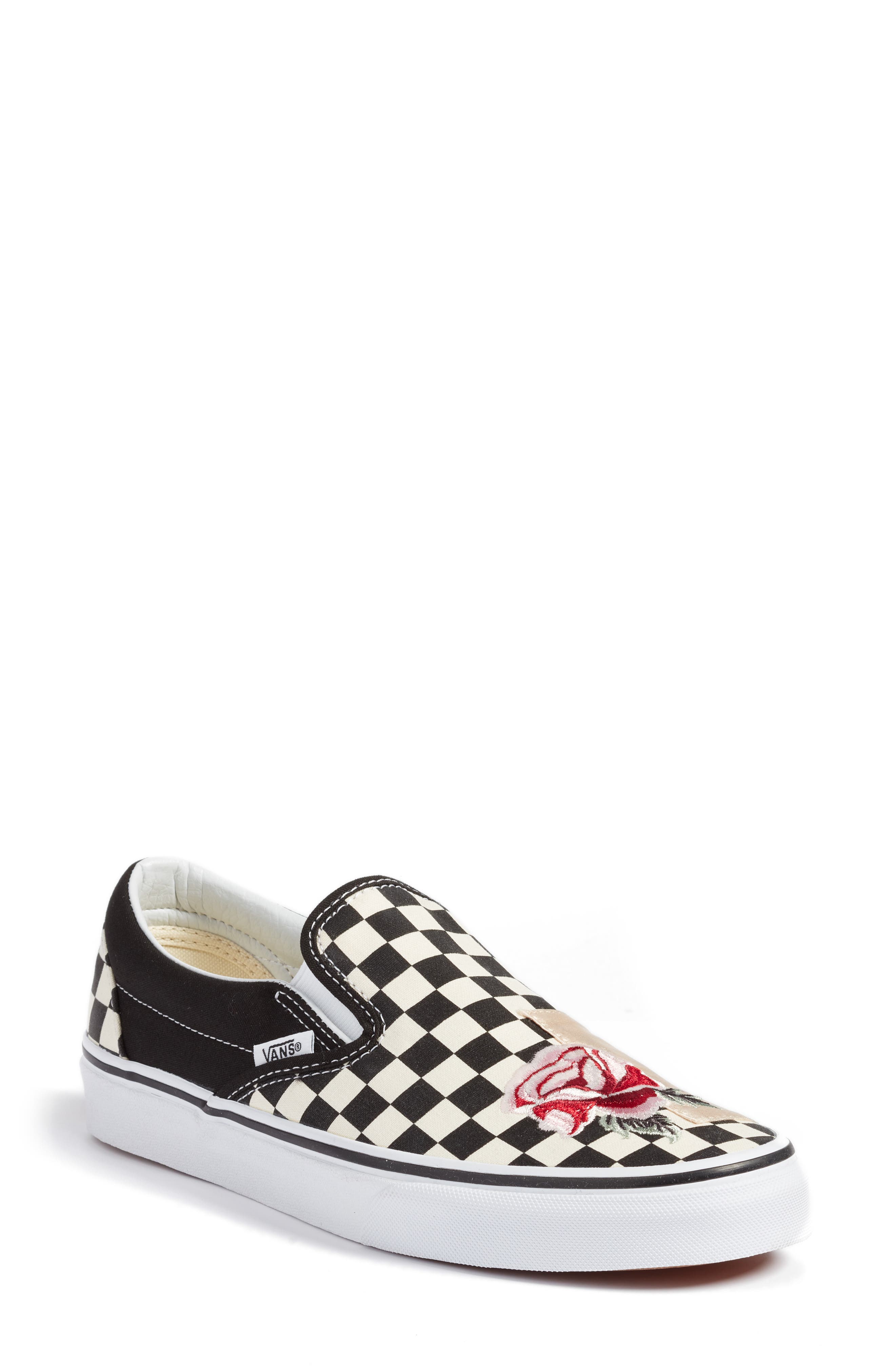 gingham vans slip ons nordstrom
